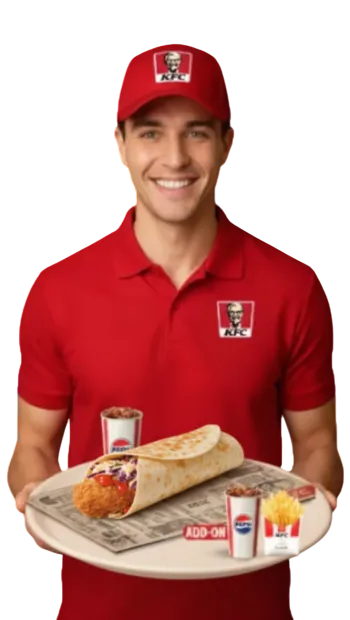 KFC New! Honey BBQ KFC Wrap