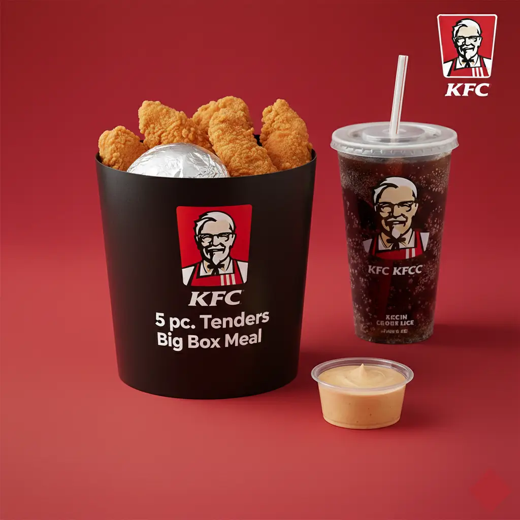 KFC 5 pc. Tenders Big Box Meal