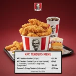 KFC Tenders Menu With Prices 2026
