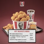 KFC Nugget Menu With Prices 2026
