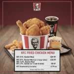 KFC Fried Chicken Menu With Prices 2026