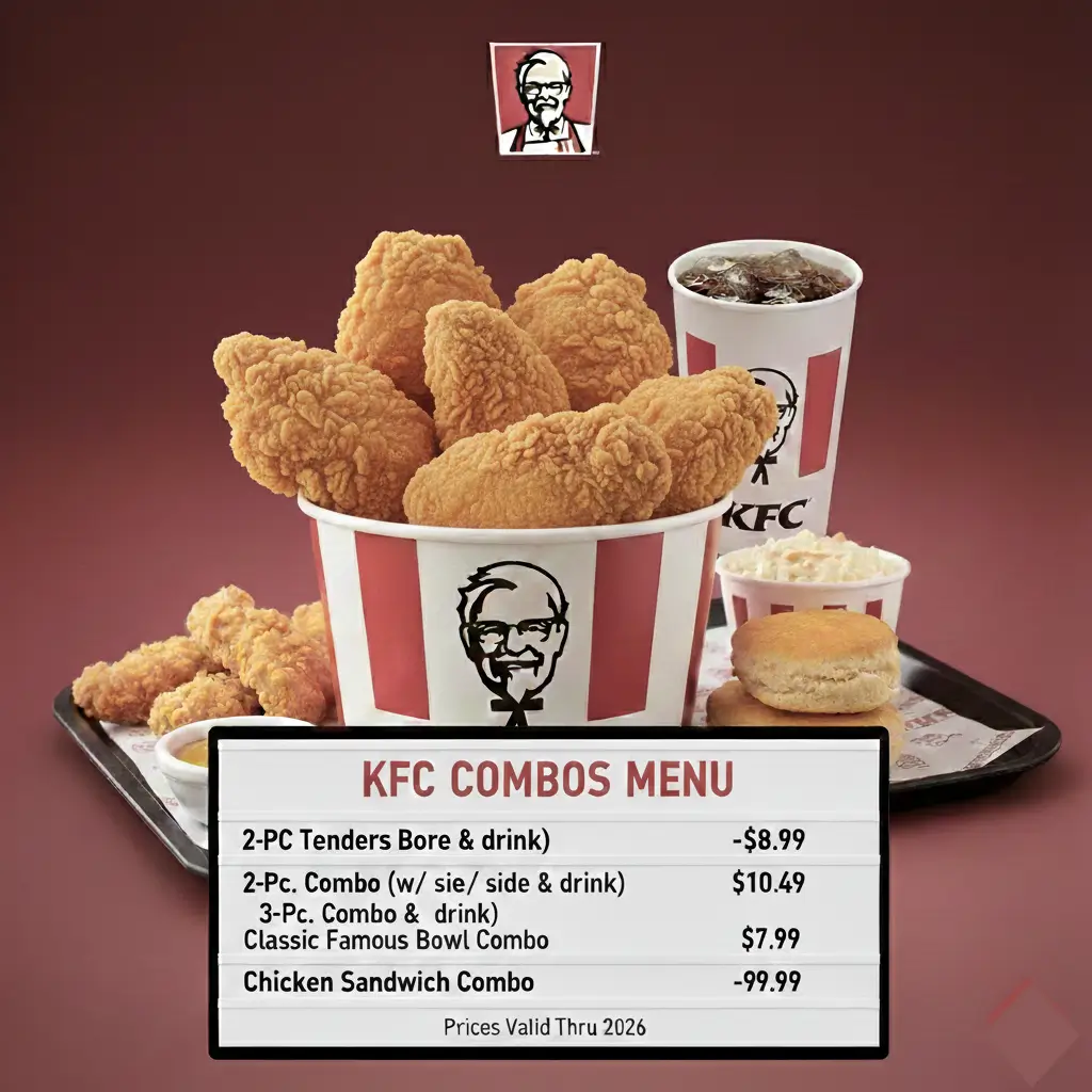 KFC Combos Menu With Prices 2026
